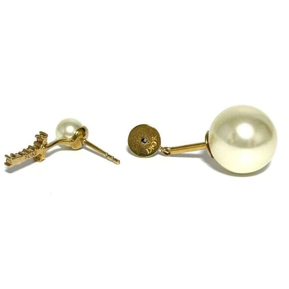 Pre Loved dior Women Gold Earrings - Picture 6 of 8